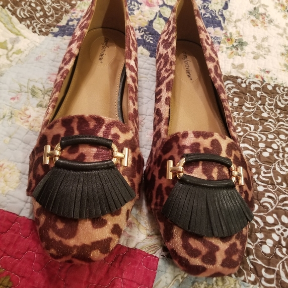 🐆 Comfortview Cheetah Print Loafers - Picture 2 of 11
